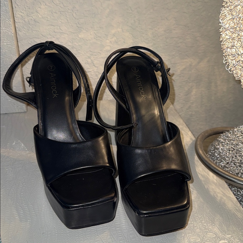 Black Platform Heels